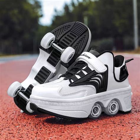 fake korean roller skate shoes|deformation roller skate shoes.